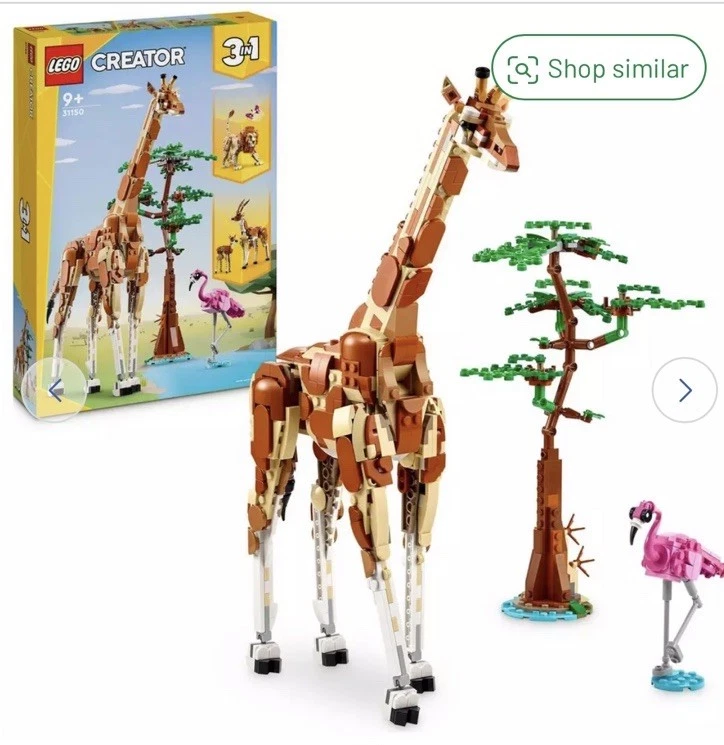 LEGO Creator 31150 Wild Safari Animals