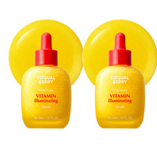 2pack EQQUALBERRY Vitamin C Glow Serum 30ml   Brightening Hydrating Illuminating