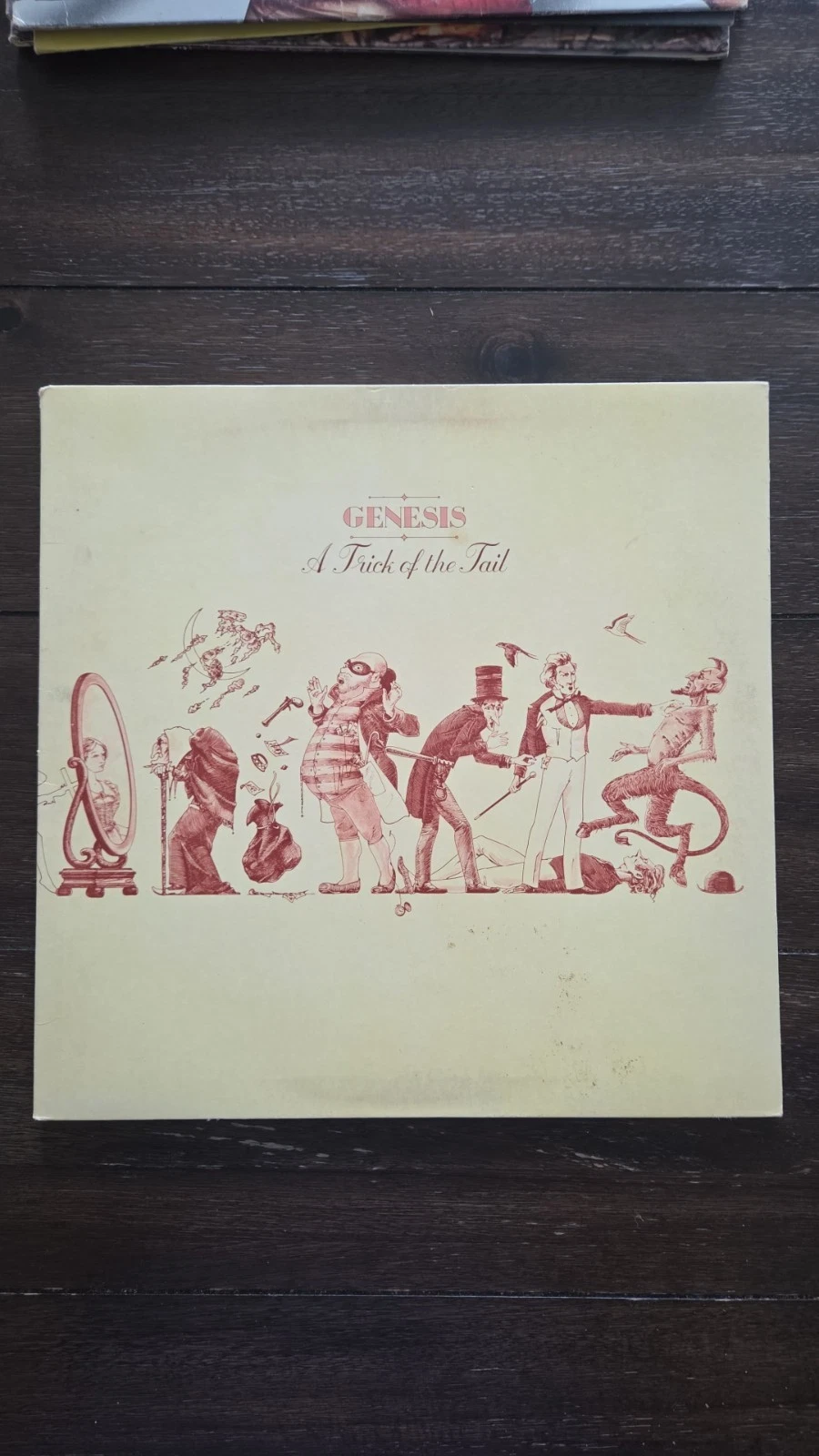 "A Trick of the Tail" by the English progressive rock band Genesis