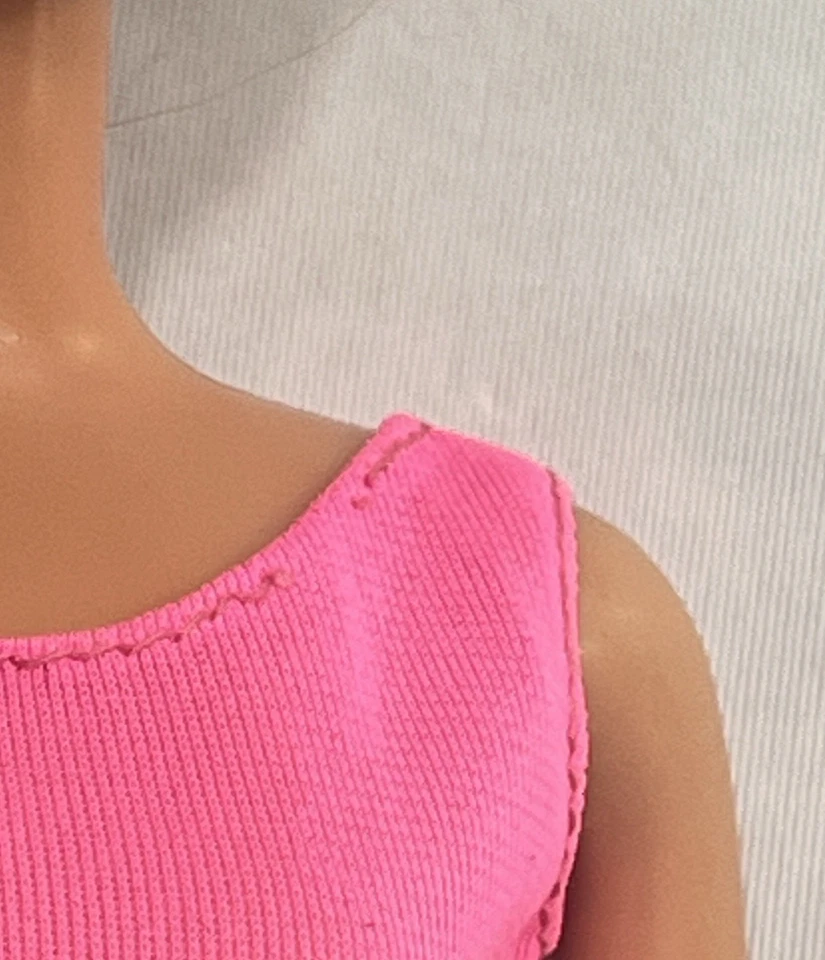 De colección 1970 Mattel Barbie/PJ Original Rosa Traje de Baño y Gafas de Sol Burbuja ~ En muy buena condición Foto 4 de 4