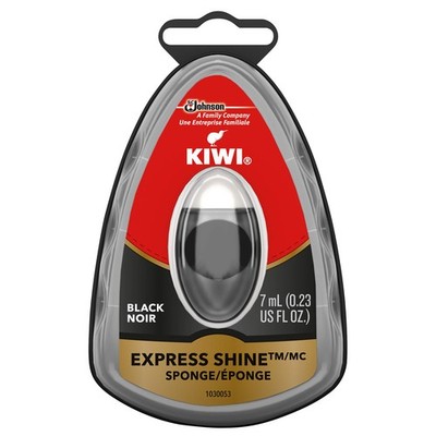 Shoe Polish Sponge, Black, 0.23 oz - Quick Shine for Home, Travel, Office