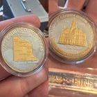 1998 Van Zandt County TX 150th Anniversary Courthouse Canton TX 1 Oz 999 Silver