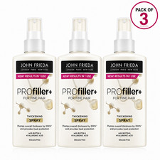 3x John Frieda PROfiller+ Thickening Spray Heat Protection for Fine Hair 150ml