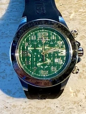 Swiss Legend Men's 50041-88 Eograph Collection Chronograph Green Dial