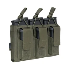 IDOGEAR Tactical Magazine Pouch Triple Mag Carrier 5.56 Open Top MOLLE Military
