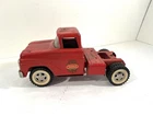 1963 Tonka Fire Truck Semi-Cab - Red - Original - dual rear wheels