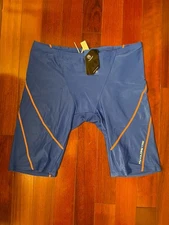 MY KILOMETRE Men's Swimsuit Jammer Solid Swim Jammers Endurance Size 4X