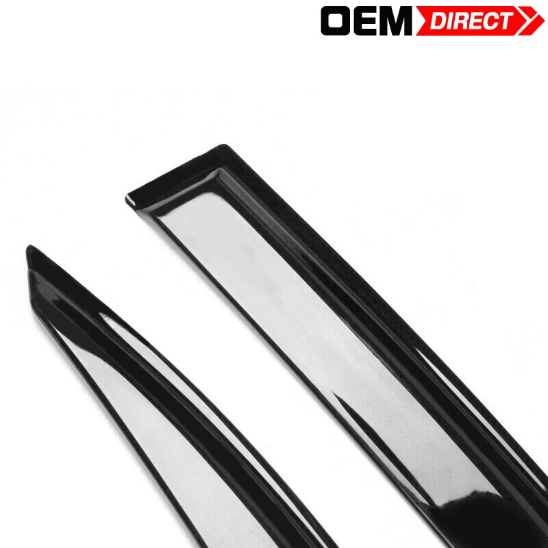 Se adapta a 06-13 Lexus IS250 IS350 08-14 IS F 4 PIEZAS Viseras Ventana Lluvia Parabrisas Sol Foto 4 de 4