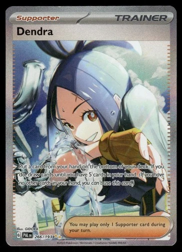 Pokemon Cards Dendra 266/193 Paldea Evolved Special Illustration Rare NM
