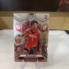 Panini 2023-24 Mosaic Amen Thompson #269 Green Mosaic Rookie Basketball Card