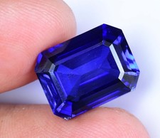 Flawless 12.75 Ct Natural Blue Ceylon Sapphire AGL Certified Emerald Gemstone
