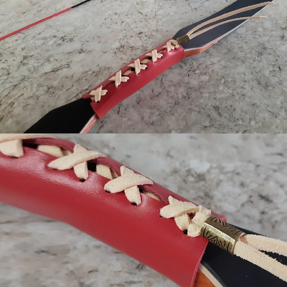 1pc Archery Bow Handle Cover Skin Grip Protector Gear Non-slip Handmade Hunting - Image 3 of 4