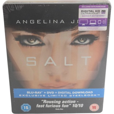 Salt (2010) SteelBook Blu-ray + DVD Zone B + Zone 2 Edition Sony S952