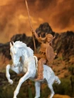 Marx 7th Ft. Apache Little Bighorn “Crazy Horse”  W/ Western Rock Mount Included