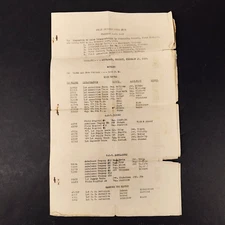 RARE WWI 1st Division Infantry BIG RED ONE Motor Show Flyer Feb 24-25, 1919