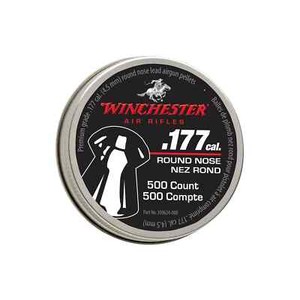 Winchester .177 Cal Pellets 9.8 Grains Round Nose 500ct