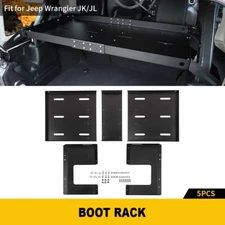 Rear Cargo Rack Carrier Basket Luggage Carrier Accessory for Wrangler JK JL 4Dr