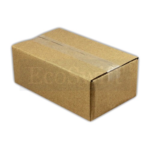 1-Box 5x4x2 EcoSwift Cardboard Packing Moving Shipping Box Corrugated Carton - Picture 2 of 5