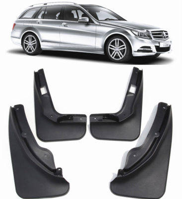 Genuine Splash Guards / Mud Flaps – Fits 2011–2014 Mercedes C-Class W204 Sedan