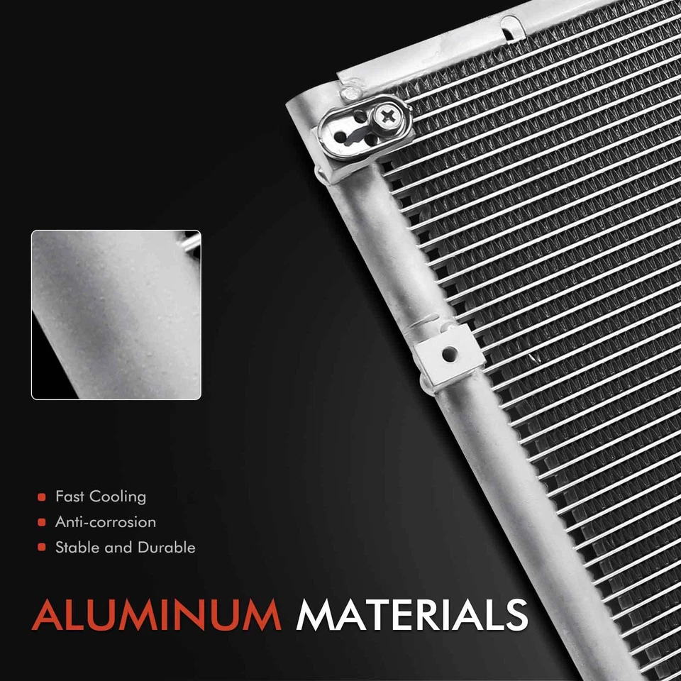 Condensador de CA con receptor secador para Toyota Highlander 06-07 Lexus RX400h 06-08 Foto 2 de 4