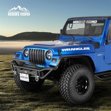 Tubular Front Bumper Hoop Grille Guard W Light For 1997-2006 Jeep Wrangler Tj Tubular Front Bumper Hoop Grille Guard W Light For 1997-2006 Jeep Wrangler Tj