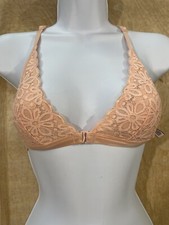 Victoria's Secret Lightly Lined Racerback Bralette Bra Size XS Peach