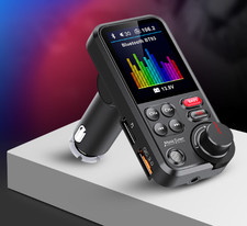 Bluetooth FM Transmitter Car Adapter Hands Free Radio USB Charger AUX Audio