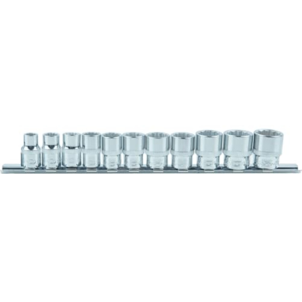 Set 11 Bussole KS Tools 3/8 Poligonali CHROMEplus 8-19mm 918.0601