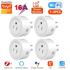 16A Tuya Smart US Plug Zigbee WiFi Socket Wit...