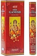 Shree Ganesha Incense 6 Hexagon Packs of 20 = 120 Sticks