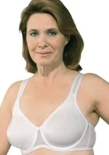 NWOT Classique 768 Post Mastectomy White Fashion Bra 34D