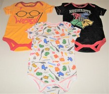 Harry Potter Bodysuits Three Piece Set Baby Toddler Boys Girls New 18 Month 18M