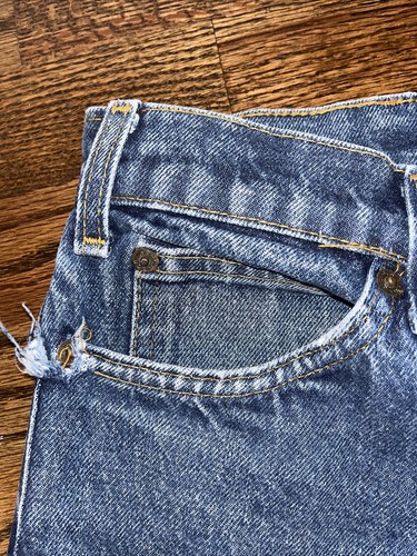 Levis Jeans Mens 37 x 31 Leather Tab Straight Leg Denim - Picture 8 of 11