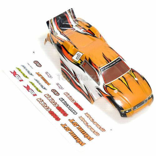 Haiboxing part 16306 RC Truggy Body Dark Yellow +Decals for 1/16 RC Truck 16882 - Picture 7 of 12