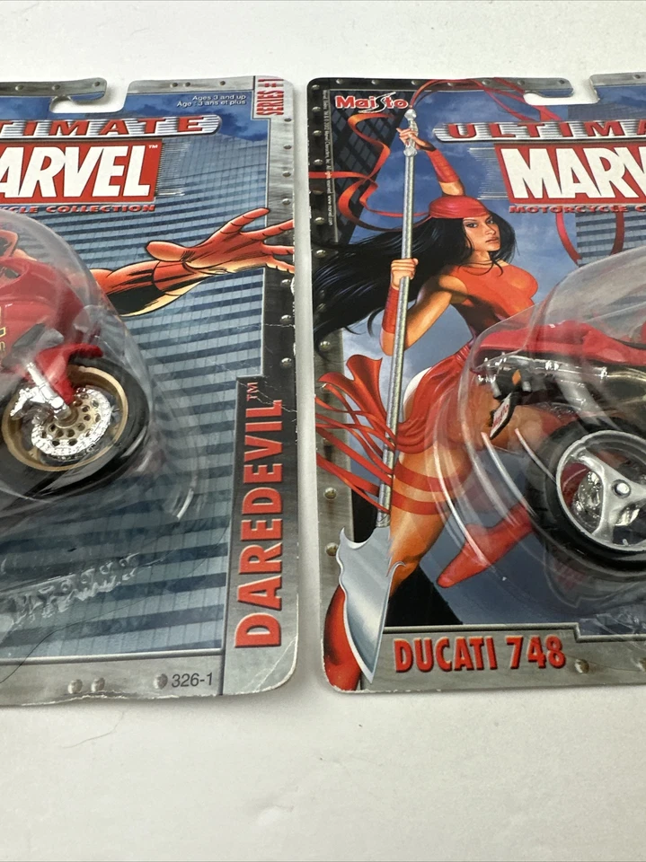 Lot 2 - Maisto Ultimate Marvel Motorcycle  DAREDEVIL Ducati 900 & 748 - Image 4 of 4