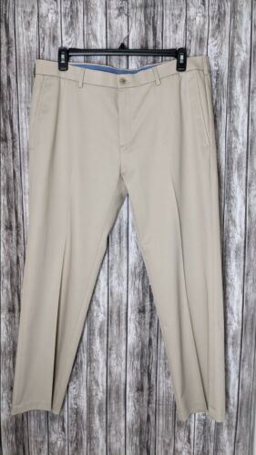 Men's Haggar Light Tan Khaki Dress Pants Size 38X2