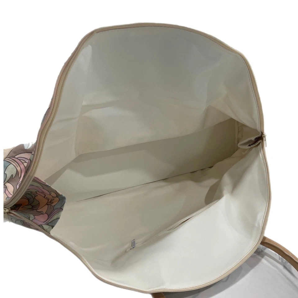 Nuevo - De colección - Bolso de Mano Anais Anais Cacharel Fin de Semana Floral Lona Imitación Cuero Foto 4 de 4