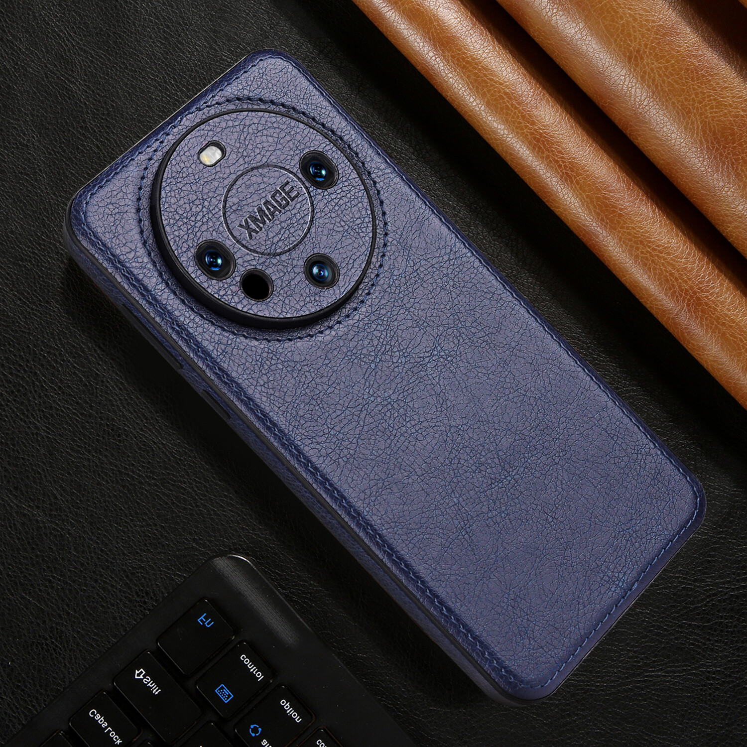 Huawei Mate 60 Pro+ Luxury Shockproof Leather Case Business Retro Style-image