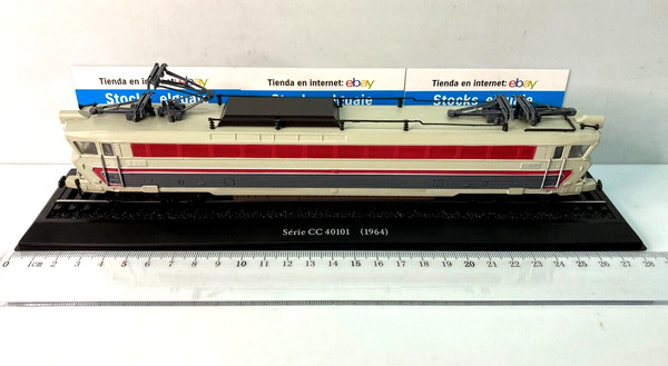 ATLAS LOCOMOTORA TREN ESTATICO SCALE 1/87 SERIE CC 40101 AÑO 1964