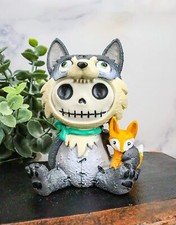 Summit Furrybones Big Bad Wolf Figurine 3.5"H Hooded Wolfgang Skeleton Monster