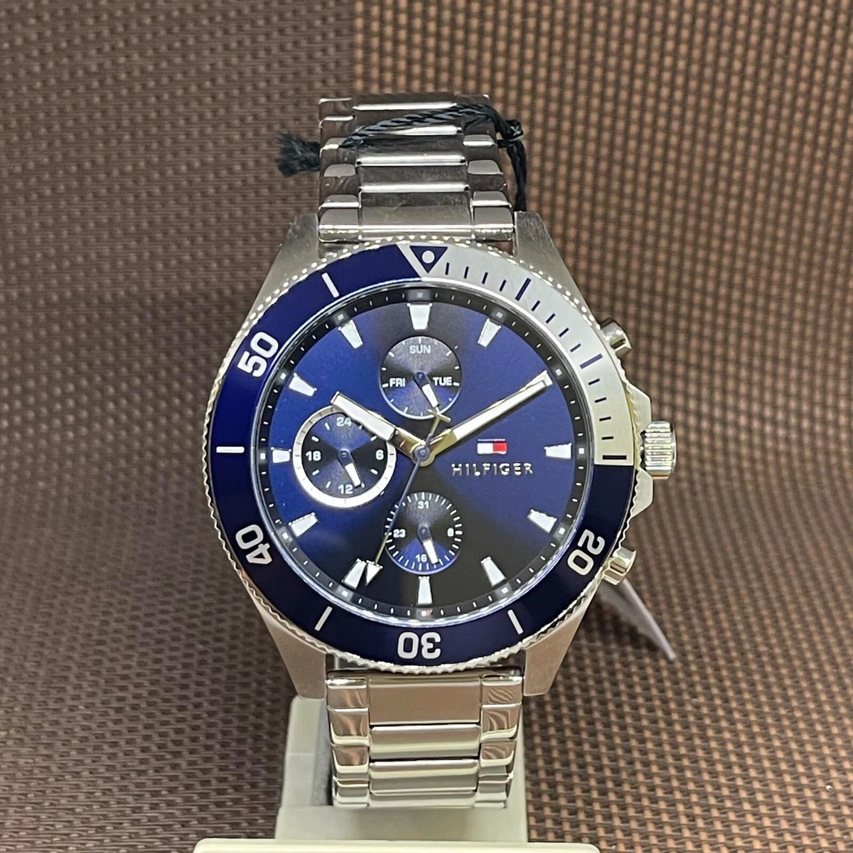 Watch Men | Blue Quartz Steel Larson eBay Dress Hilfiger Analog Stainless Tommy 1791917