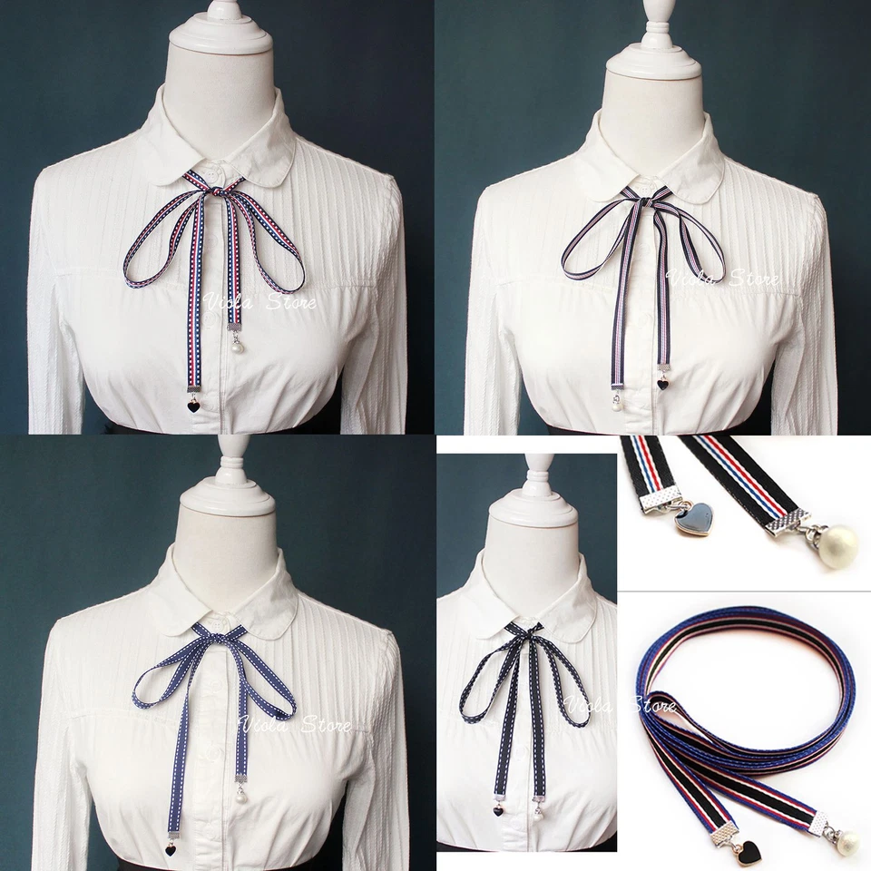 Corbatas a rayas con forma de mariposa para hombres mujeres Moda Prenda Accesorio Nudo Pajarita Foto 3 de 4