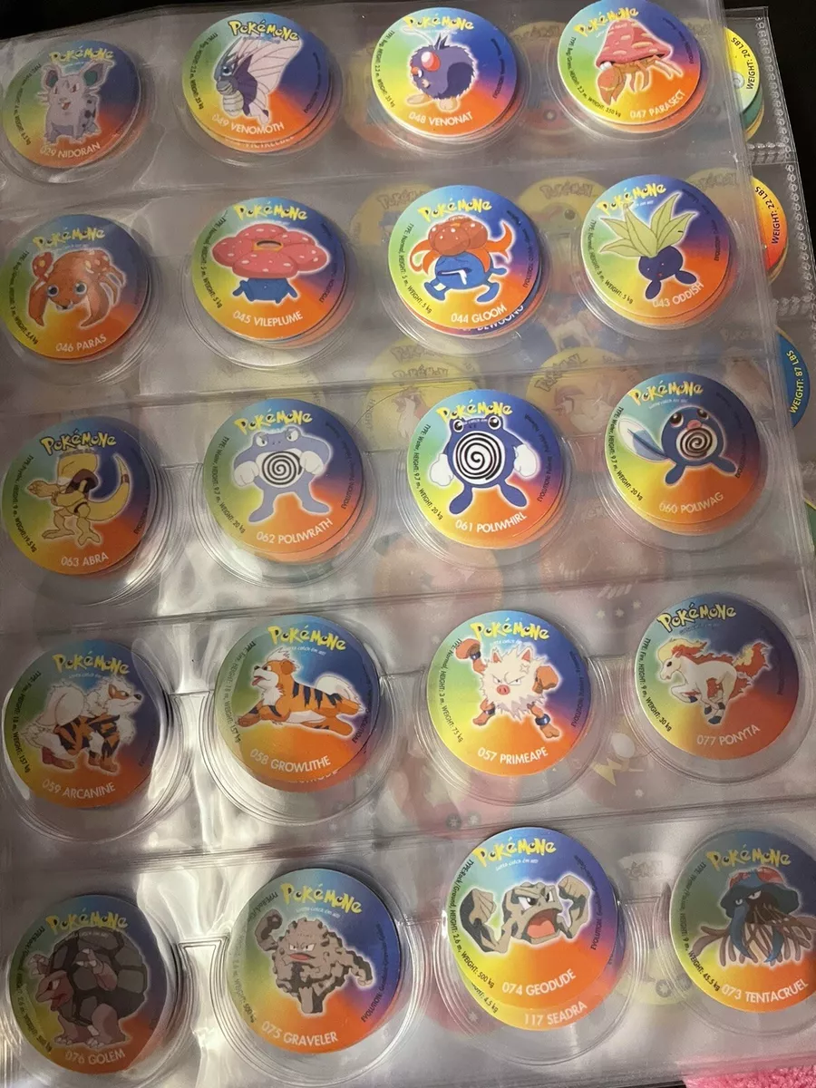 TAZOS POKEMON 4 SINNOH Complete Set 109/109 PERU 2019 Taps Pogs Flips