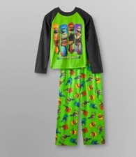 Teenage Mutant Ninja Turtles Pajamas Boys 10/12 NEW Shirt Pants 2 pc Pjs Set NWT
