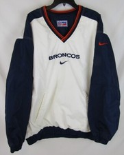 Vintage Nike NFL ProLine Denver Broncos Reversible Windbreaker-Mens XL-GUC