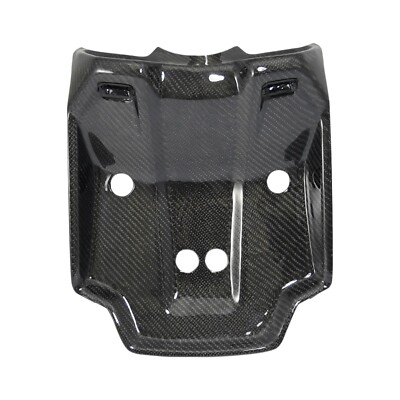 MOS Carbon Fiber (Wrapped) Front Shelf Rack Panel for Yamaha Zuma 125 2022-2025
