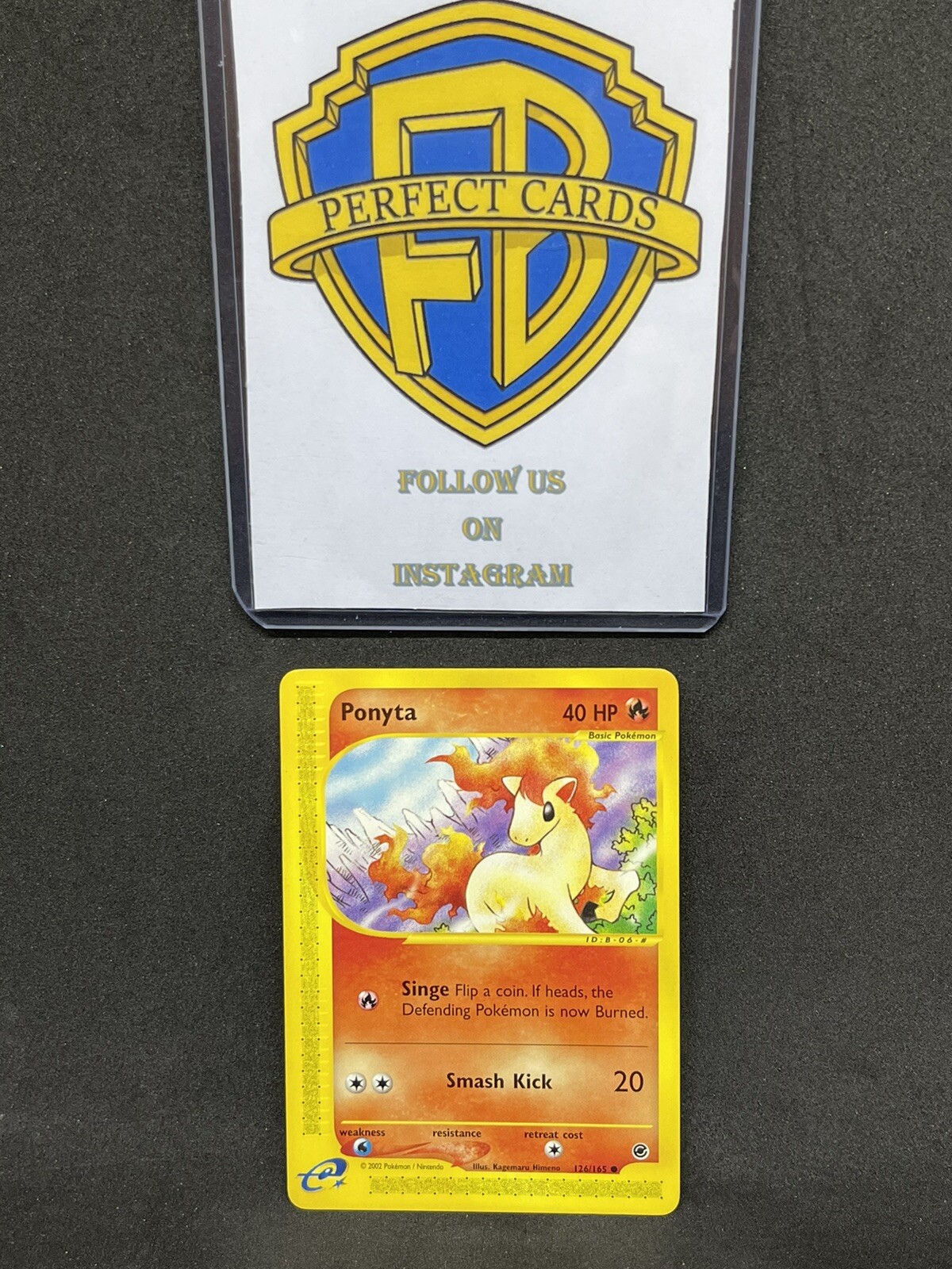 POKÉMON EXPEDITION PONYTA COMMON 126/165 NM ENG