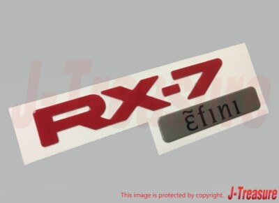 MAZDA RX-7 RX7 FD3S Original Efini Heck Emblem Badge ROT F100-51-711B11 OEM