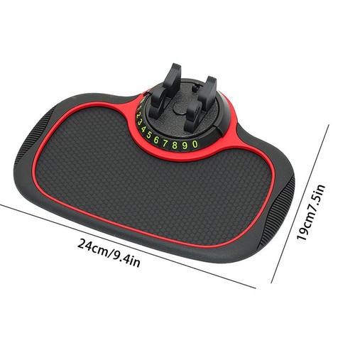 Car Stand Non Slip Dashboard Mount Mat Number Parking Phone Holder Anti-Skid-Pad - Zdjęcie 11 z 11