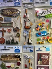 Paper House 3D Stickers Canvas Stickers 6 Types